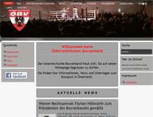 Tablet Screenshot of boxverband.at
