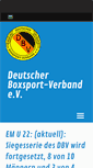 Mobile Screenshot of boxverband.de