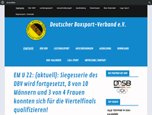 Tablet Screenshot of boxverband.de